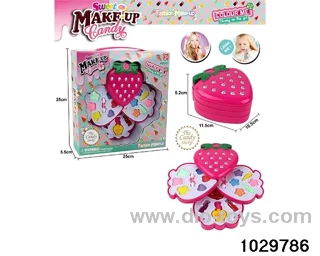 make-up toys in window box