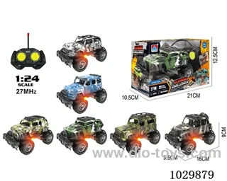 1:24 4ch RC car with light 6sets mixed loading not include battery