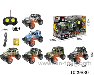 1:24 4ch RC car with light 6sets mixed loading in window box
