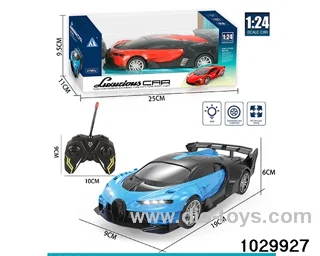 1:24 4 ch rc car with light，not include battery
