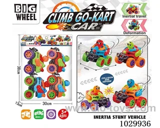 4PCS Intertia car 4color mixedloading in poly bag header