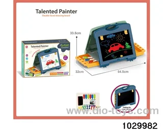 Double-sided drawing board in color box
