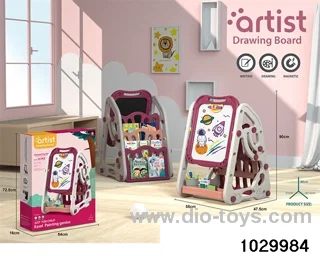 Double-sided drawing board in color box
