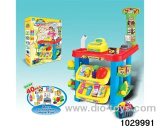 Supermarket counter in color box