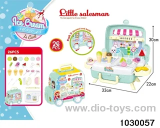 Ice-cream truck in paper card
