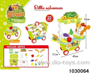 Fruit cart in paper card