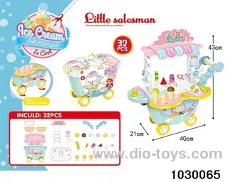 Ice-cream truck in paper card