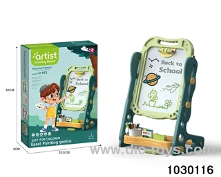 Magnetic drawing board in color box