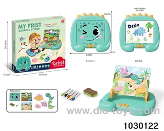 Magnetic puzzle drawing board in color box
