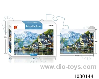 500PCS  Puzzle toy in color box