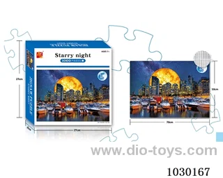 1000PCS  Puzzle toy in color box