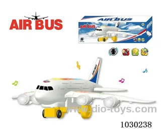 electric universal airplane with light& music not included battery