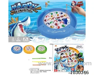 Electric fishing toy 3 color mixed loading in window box