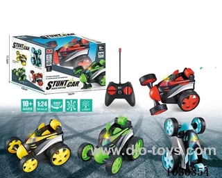 4ch RC car with light include battery 4 color mixed loading in window box