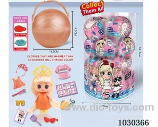 doll set in Barrel