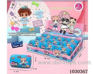 doll set in Display box