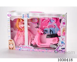 doll & motorcycle  in Gilf box