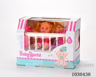 doll set in color box