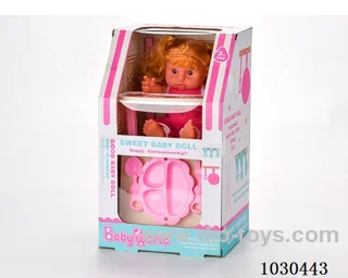 doll set in color box