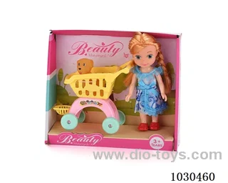 doll& Shopping cart in Display box