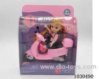 doll + motorcycle  in Display box