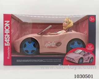 doll &car in Window box