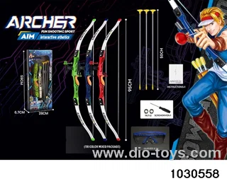 1:1.5 simulation bow and arrow in color box