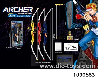 1:1.5 simulation bow and arrow in color box
