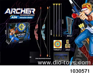 1:1.5 simulation bow and arrow in color box