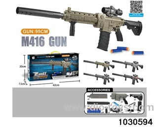 Electric repeating soft bullet gun in color box