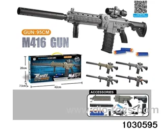 Electric repeating soft bullet gun in color box