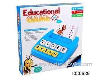 Alphanumeric pairing toys