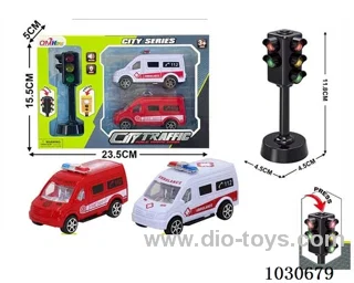 Sound and light traffic lights &car include battery