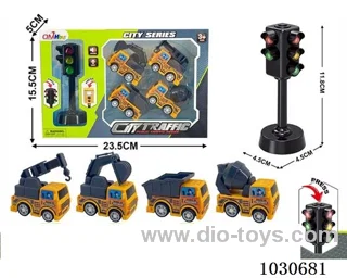 Sound and light traffic lights &car include battery