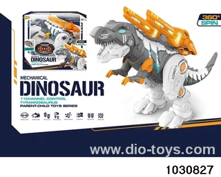RC mechanical dinosaur in window box