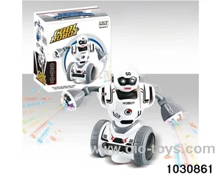 Electric light and music robot in color box
