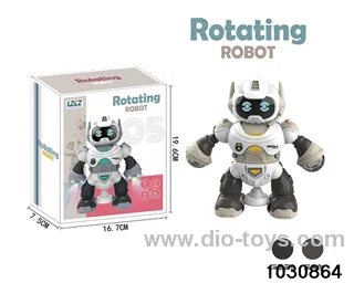 Electric light and music robot in color box