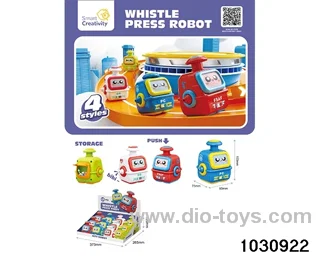 Press Whistle Robot in display box