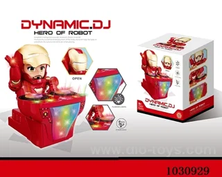 Electric Robot with universal&light&musci in color box