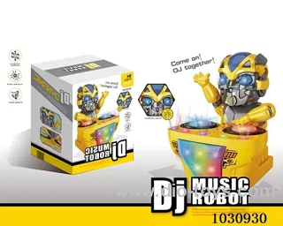 Electric Robot with universal&light&musci in color box