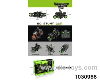 2.4G RC stunt motorcycle in window box