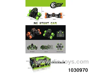 2.4G RC stunt car in window box