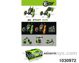 2.4G RC stunt car in window box