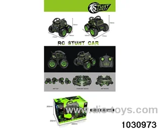 2.4G RC stunt car in window box