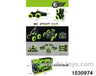 2.4G 6ch RC stunt car in window box