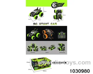 2.4G RC stunt car in window box