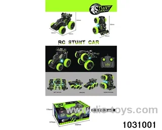 2.4G RC stunt car in window box