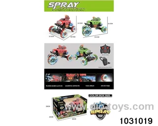 1:12 Lighted RC stunt car in window box