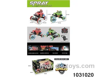 1:12 Lighted RC stunt car in window box