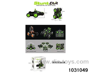 2.4G 6ch RC stunt car in color box